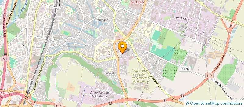 localisation de l'entreprise MEWS à VALENCE