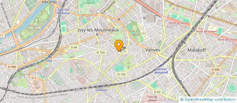 localisation de l'entreprise MEWS & CO à ISSY-LES-MOULINEAUX