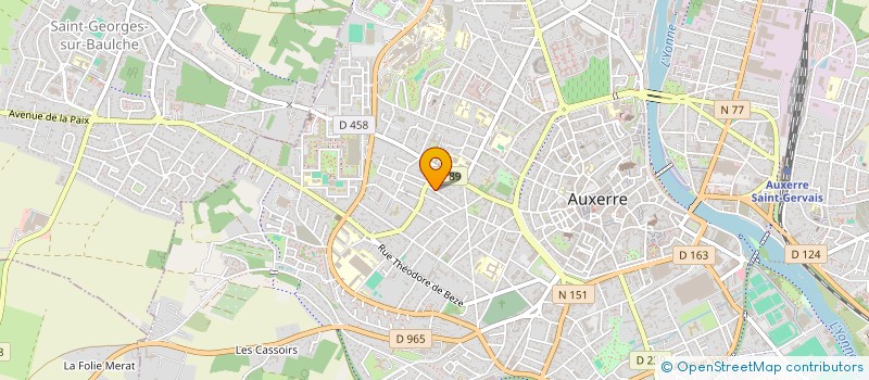 localisation de l'entreprise MEX à AUXERRE