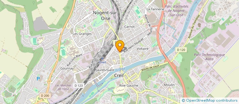 localisation de l'entreprise MEX TACOS  CREIL