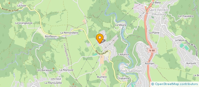 localisation de l'entreprise MEXAFLAU  PONT-SALOMON