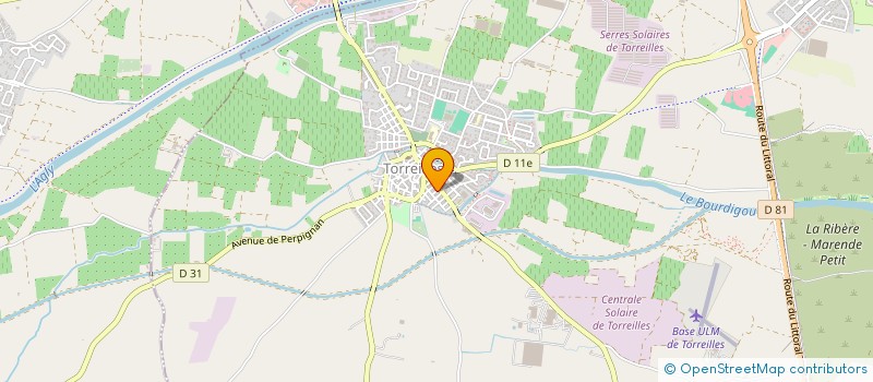 localisation de l'entreprise MEXI-CAN  TORREILLES