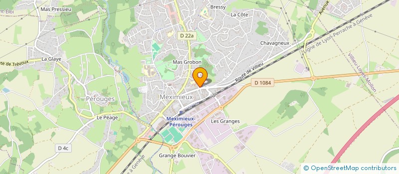 localisation de l'entreprise MEXIMIEUX ESCRIME CLUB à MEXIMIEUX