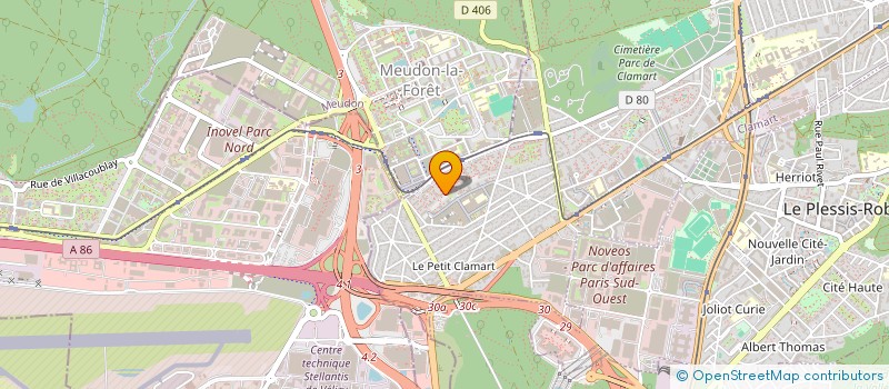 localisation de l'entreprise MEXOYA à CLAMART
