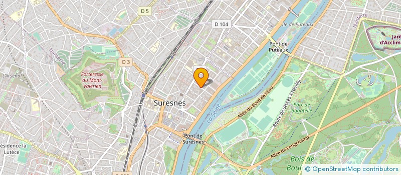 localisation de l'entreprise MEXX FRANCE à SURESNES