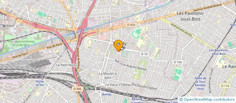 localisation de l'entreprise MEXY  BONDY