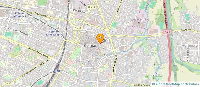 localisation de l'entreprise MEY INC IMMO  COLMAR