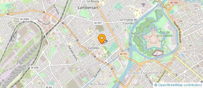 localisation de l'entreprise MEY (MOUVEMENT ET ENERGIE DU YOGA) à LAMBERSART