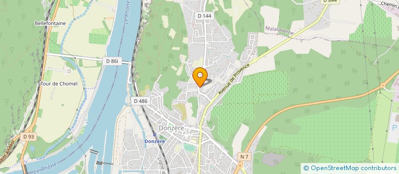 localisation de l'entreprise MEY-TAL SERVICES  DONZERE