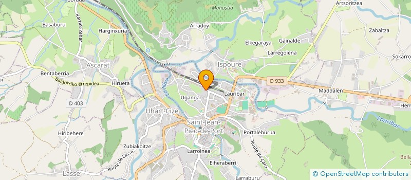 localisation de l'entreprise MEYA  SAINT-JEAN-PIED-DE-PORT