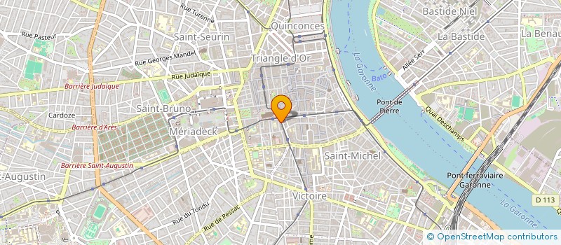 localisation de l'entreprise MEYA JUNIOR à BORDEAUX