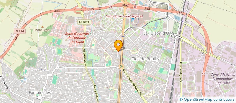 localisation de l'entreprise MEYAME  SAINT-JULIEN