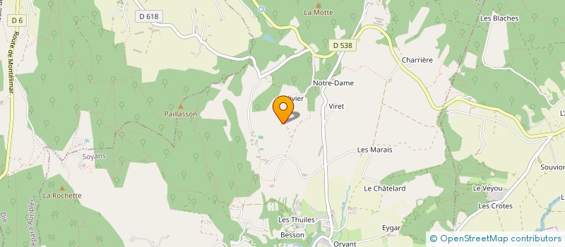 localisation de l'entreprise MEYAS  SOYANS