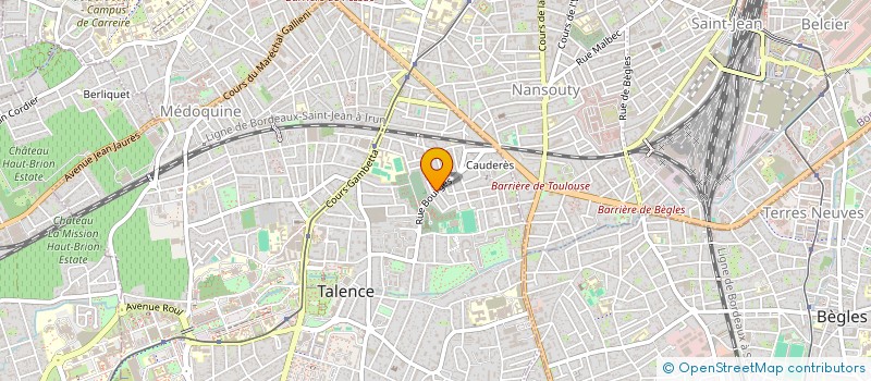 localisation de l'entreprise MEYB  TALENCE