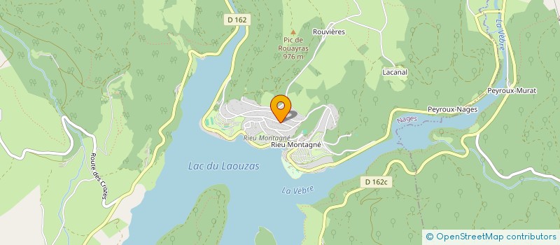 localisation de l'entreprise MEYCHAUD  NAGES