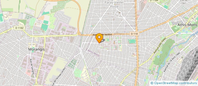 localisation de l'entreprise MEYDEN HOLDING à ATHIS-MONS