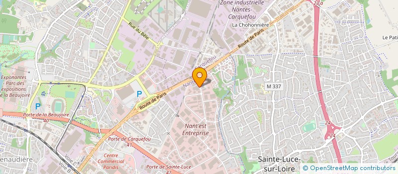 localisation de l'entreprise MEYDES à NANTES