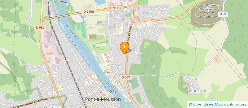 localisation de l'entreprise MEYER  PONT-A-MOUSSON