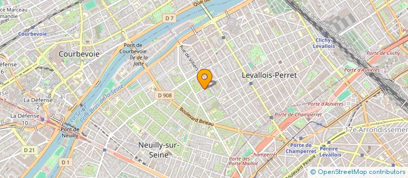 localisation de l'entreprise MEYER à NEUILLY-SUR-SEINE