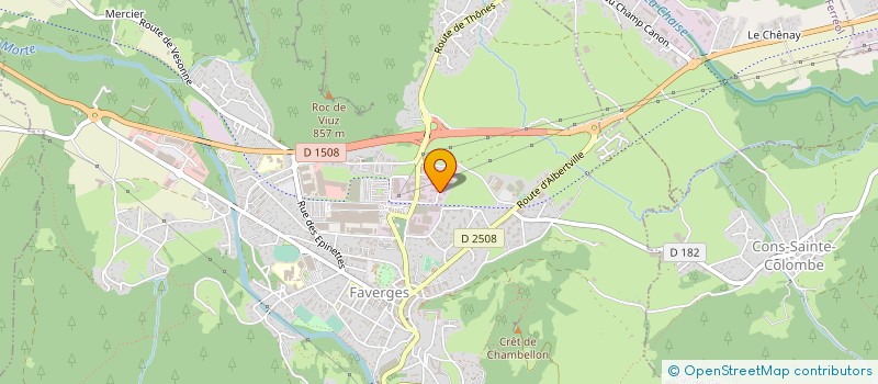 localisation de l'entreprise MEYER ANTOINE  FAVERGES-SEYTHENEX