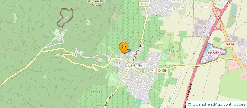 localisation de l'entreprise MEYER ENTRETIEN HABITAT PARCS & JARDINS  KINTZHEIM