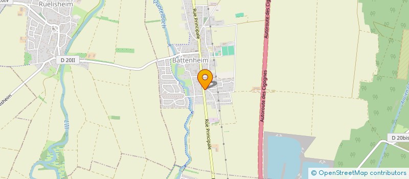 localisation de l'entreprise MEYER F ET D  BATTENHEIM