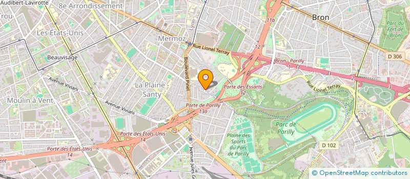 localisation de l'entreprise MEYER & FILS SCI  BRON