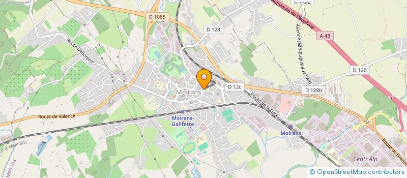 localisation de l'entreprise MEYER LAURENT  MOIRANS