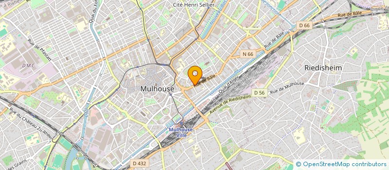 localisation de l'entreprise MEYER LEMAY VETERINAIRES  MULHOUSE