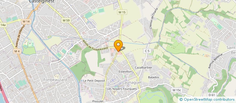 localisation de l'entreprise MEYER-MERVIEL à LAUNAGUET