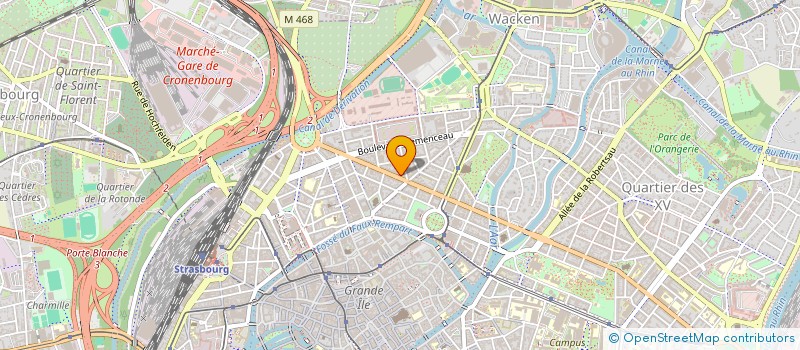 localisation de l'entreprise MEYER RIETSCH à STRASBOURG