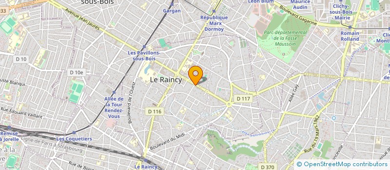 localisation de l'entreprise MEYER SA à LE RAINCY