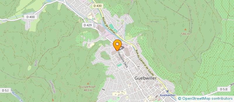 localisation de l'entreprise MEYER SANSBOEUF GROUPE MEISTER à GUEBWILLER