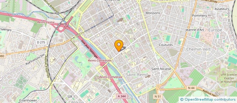 localisation de l'entreprise MEYER SERVICES à REIMS