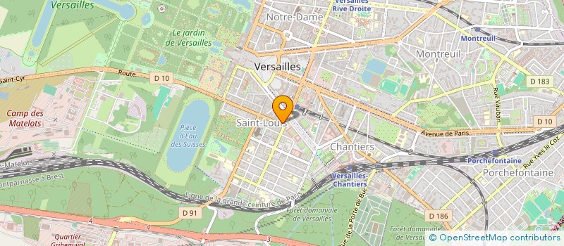 localisation de l'entreprise MEYER SUCCESSEURS à VERSAILLES