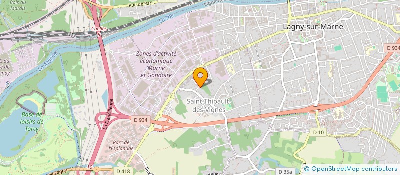 localisation de l'entreprise MEYESHOP  SAINT-THIBAULT-DES-VIGNES