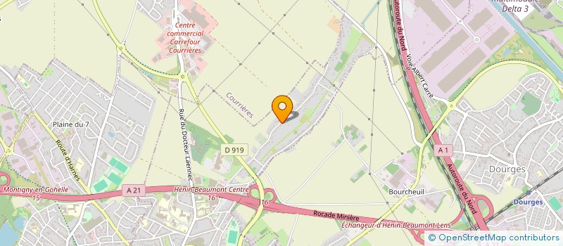 localisation de l'entreprise MEYGA à HENIN-BEAUMONT