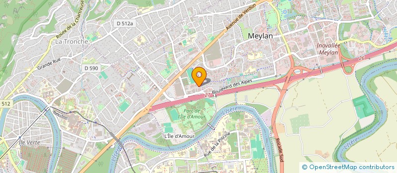 localisation de l'entreprise MEYLAN CARRELAGES à MEYLAN