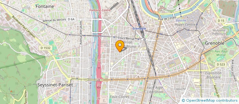 localisation de l'entreprise MEYLANIE à GRENOBLE