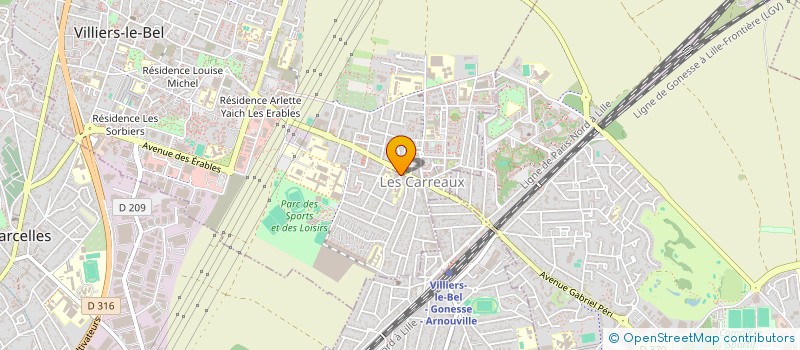 localisation de l'entreprise MEYLINE  VILLIERS-LE-BEL