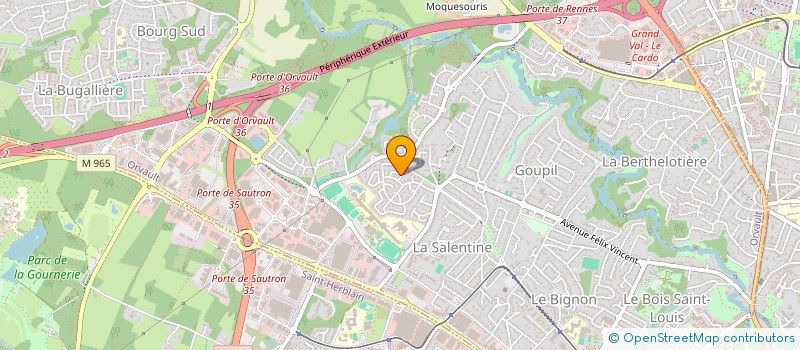 localisation de l'entreprise MEYLON PATRIMOINE à ORVAULT