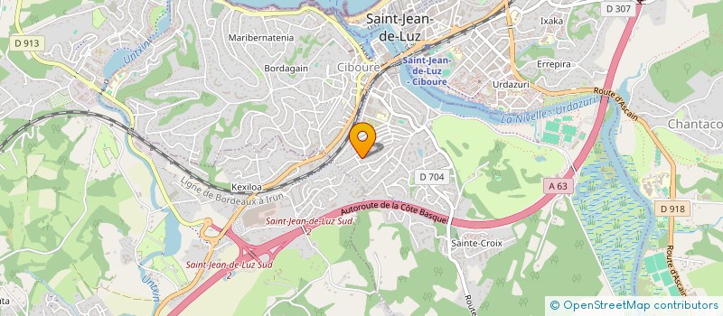 localisation de l'entreprise MEYLOU IMMO  SAINT-JEAN-DE-LUZ