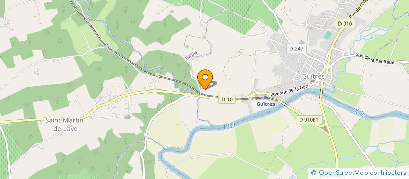 localisation de l'entreprise MEYNADIER  GUITRES