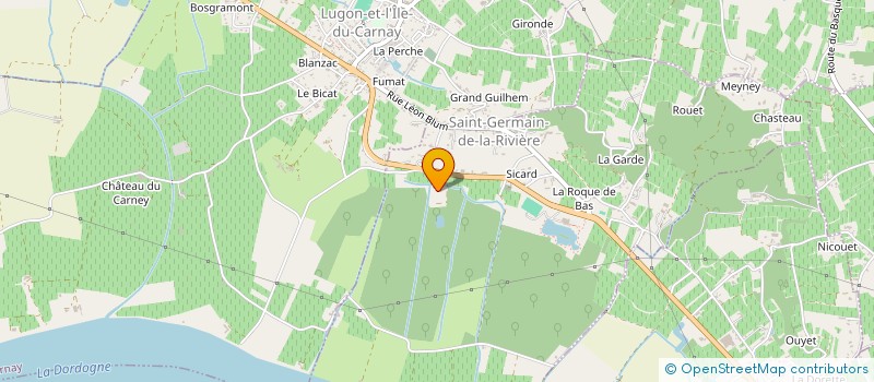 localisation de l'entreprise MEYNARD LA RIVIERE  SAINT-GERMAIN-DE-LA-RIVIERE