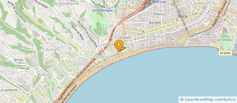 localisation de l'entreprise MEYNARD-LUIZET LMNP  NICE