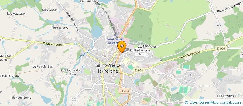 localisation de l'entreprise MEYNIER 2.0 à SAINT-YRIEIX-LA-PERCHE
