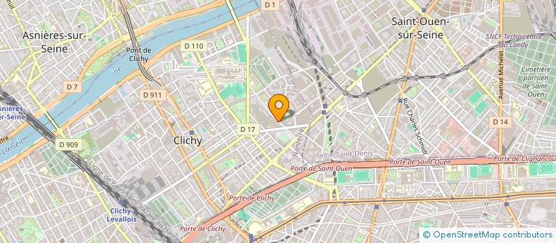 localisation de l'entreprise MEYP MORILLON à CLICHY