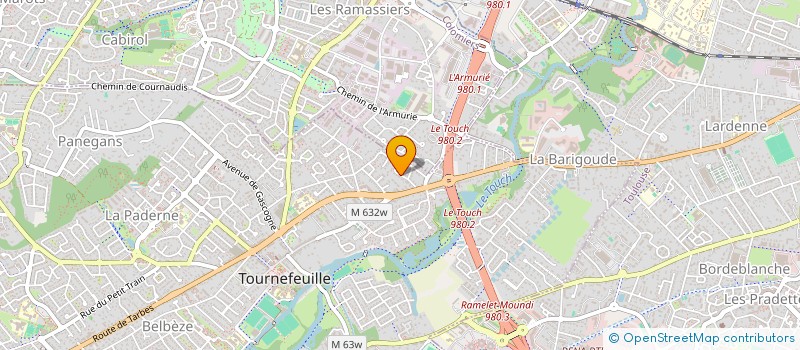 localisation de l'entreprise MEYR  TOURNEFEUILLE