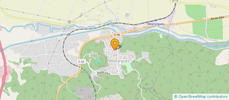 localisation de l'entreprise MEYRARGUES ANIMATION  MEYRARGUES