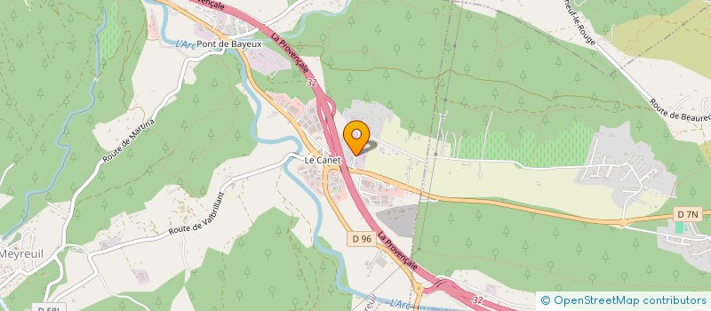 localisation de l'entreprise MEYREUIL - LOISIR ET EVASION  MEYREUIL